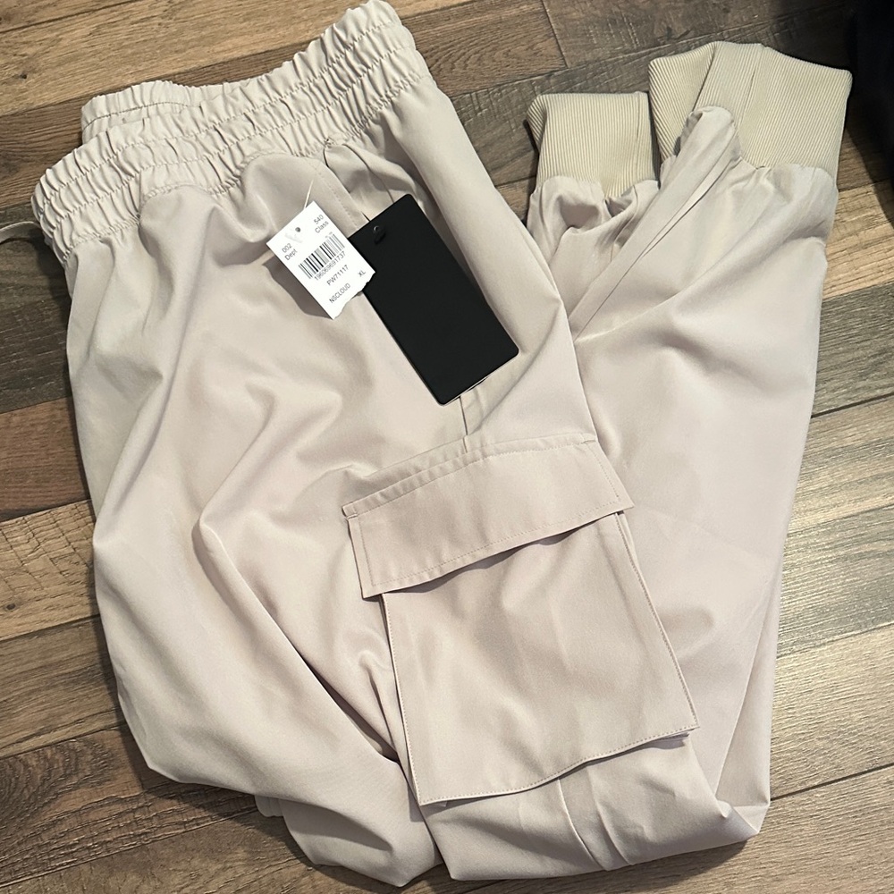 90 Degree By Reflex Cream Track Pants